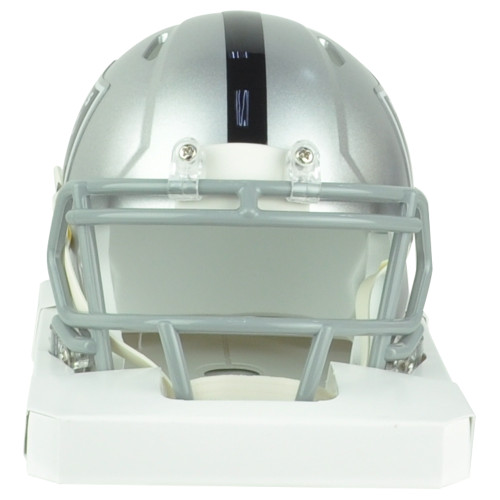 NFL Oakland Raiders Gray DLX Replica Full Size Helmet - Sinbad Sports Store