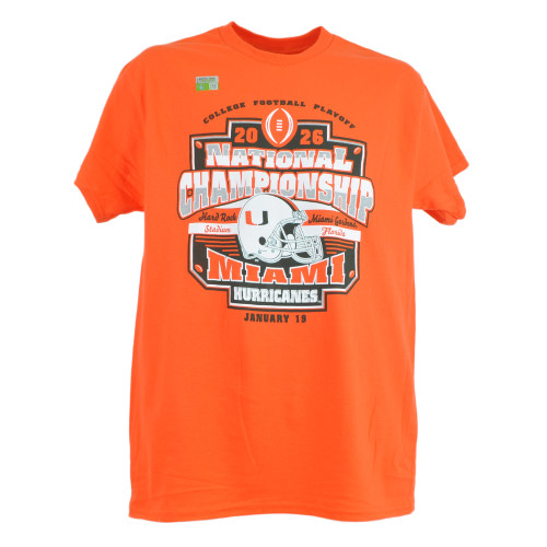 NCAA Miami Hurricanes National Championship 2026 Adults Tshirt Tee 