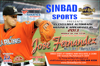 Less than two weeks until our Jose Fernandez live signing event!