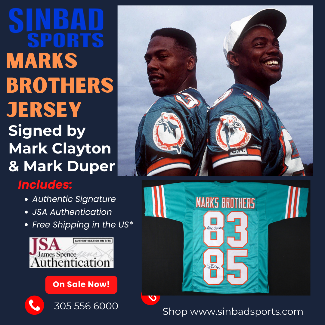 NFL Miami Dolphins Emmanuel Ogbah #91 Jersey Replica XLarge Signed  Autograph JSA - Sinbad Sports Store