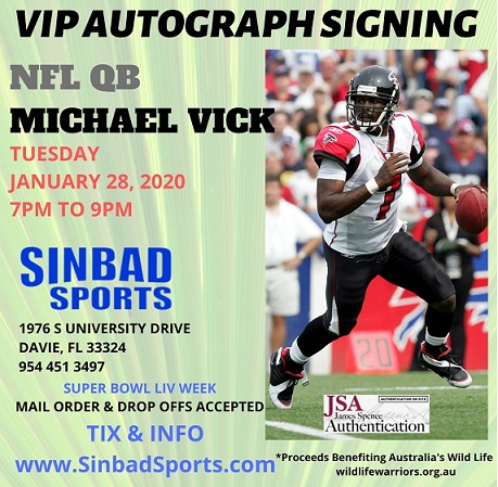 NFL Philadelphia Eagles Michael Vick #7 Autograph Signed Picture 16x20 JSA  Card