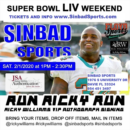 VINCE INVINCIBLE PAPALE VIP AUTOGRAPH SIGNING - Sinbad Sports Store