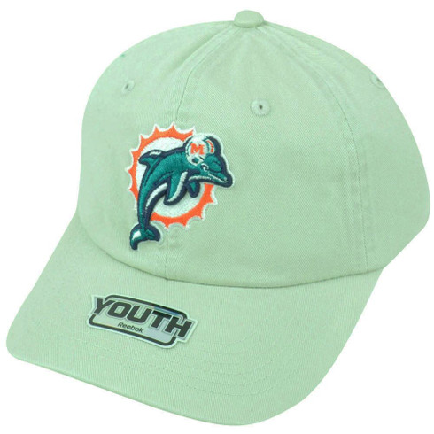 NFL Miami Dolphins Reebok Youth Adjustable Clip Buckle Orange Cap