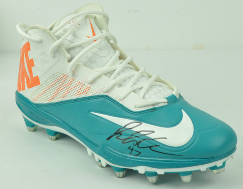 #47 MIAMI DOLPHINS KIKO ALONSO TEAM ISSUED WHITE NIKE