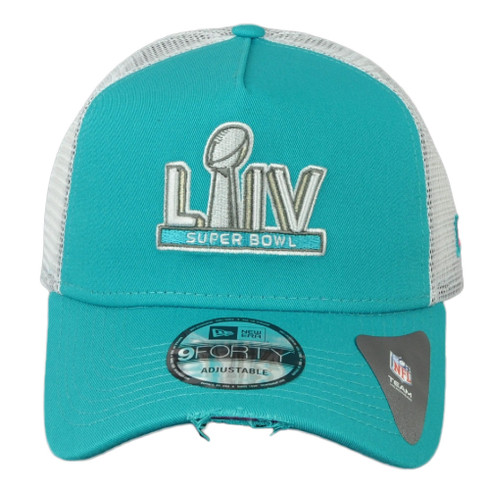 NFL New Era 9Twenty 100 Super Bowl LIV Curved Bill Adjustable Black Hat Cap  - Sinbad Sports Store