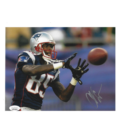 Chad OchoCinco Johnson Signed New England Patriots Jersey JSA Autograph