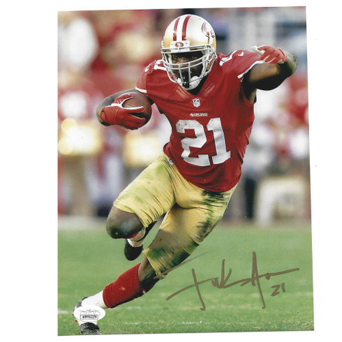 Frank Gore San Francisco 49ers Signed Red with Black & Gold Pro Style —  Ultimate Autographs