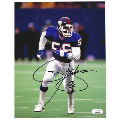 Framed Lawrence Taylor New York Giants Autographed Mitchell & Ness