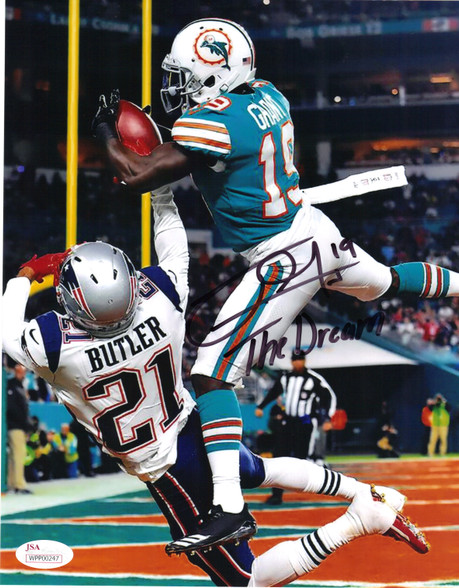 NFL Miami Dolphins Jarvis Landry #14 Catch Autographed Picture 16 x 20 JSA  - Sinbad Sports Store