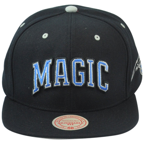 NBA Mitchell Ness Orlando Magic NT54 Grey Cord Visor Strapback