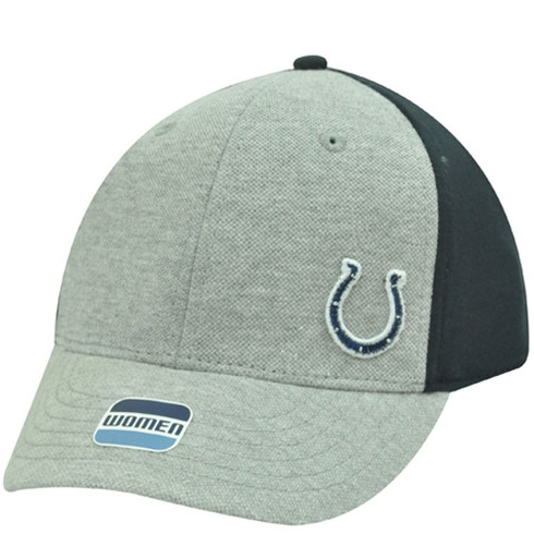 NFL Indianapolis Colts Gray Grey Black Jersey Cotton Womens Ladies Hat Cap  - Sinbad Sports Store