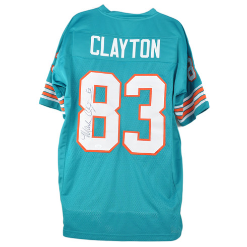 MARK CLAYTON Jersey Photo MIAMI Dolphins Late 1980s Football 