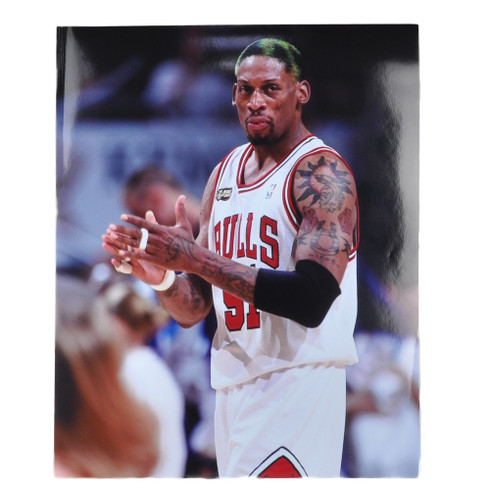 NBA Chicago Bulls #91 Dennis Rodman Fadeaway Swingman Jersey Mitchell Ness  95-96 - Sinbad Sports Store