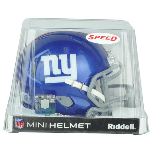 New York Giants Speed CUSTOM Matte Black Stars & Stripes Mini Football  Helmet