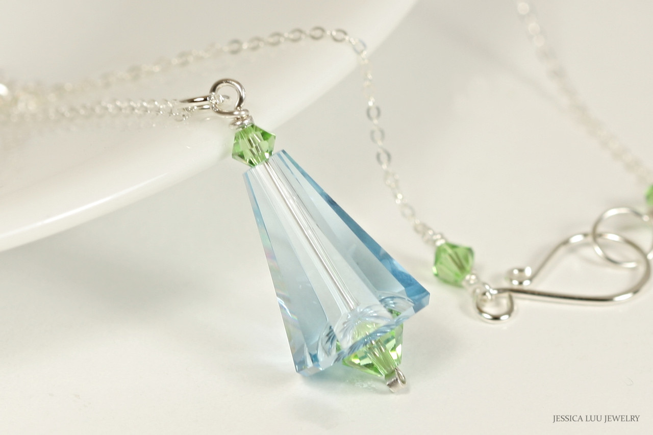 Peridot Crystal Necklace 