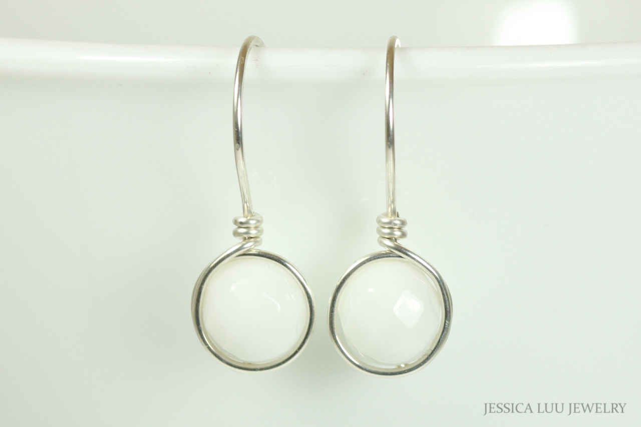 Ivory & Co. Crystal and Faux Pearl Drop Hook Earrings, Silver/White at John  Lewis & Partners