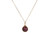 14K gold filled wire wrapped elderberry purple pearl pendant on chain necklace handmade by Jessica Luu Jewelry