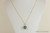 14K yellow gold filled wire wrapped iridescent Tahitian pearl solitaire pendant on chain necklace handmade by Jessica Luu Jewelry