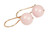 Rose Gold Light Pink Pearl Earrings