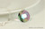 Sterling Silver Multicolored Crystal Necklace - Available with Matching Earrings and Other Metal Options