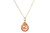 Gold Peach Pearl Necklace - Available with Matching Earrings and Other Metal Options