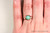 Rose Gold Jade Green Ring - Other Metal Options Available