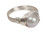 Sterling Silver Iridescent Dove Grey Pearl Ring - Other Metal Options Available