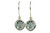 Sterling Silver Blue Grey Earrings with Indian Sapphire Crystals - More Metal Options Available