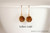 Rose Gold Brown Earrings with Smoked Topaz Crystals - More Metal Options Available