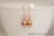 Rose Gold Pearl Dangle Earrings