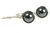 Sterling Silver Black Tahitian Pearl Earrings - Other Metal Options Available