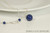 Sterling Silver Blue Lapis Necklace - Available with Matching Earrings and Other Metal Options