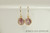 14K yellow gold filled wire wrapped iridescent purple lilac shadow crystal drop earrings handmade by Jessica Luu Jewelry