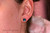 Rose Gold Caribbean Blue Opal Crystal Stud Earrings - Available with Matching Necklace
