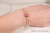 Sterling Silver Dark Pink Pearl Bangle Bracelet - Other Metal Options Available