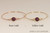 Sterling Silver Dark Purple Pearl Bangle Bracelet - Other Metal Options Available