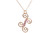 Rose Gold Lavender Crystal Necklace - Available with Matching Earrings