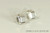 Sterling Silver Metallic Crystal Stud Earrings - Available with Matching Necklace and Other Metal Options