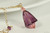 14K yellow gold filled amethyst purple and blush rose pink crystal pendant on chain necklace handmade  by Jessica Luu Jewelry