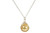 Sterling Silver Gold Pearl Necklace - Available with Matching Earrings and Other Metal Options