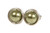Sterling Silver Olive Green Pearl Stud Earrings - Available in 3 Sizes and Other Metal Options