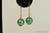 Gold Bright Green Pearl Necklace - Available with Matching Earrings