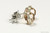 Sterling silver sepia tan brown light Colorado topaz crystal stud earrings handmade by Jessica Luu Jewelry