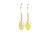 Sterling Silver Light Yellow Pearl Dangle Earrings - Other Metal Options Available