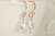 Rose Gold White Baroque Teardrop Pearl Necklace - Available with Matching Earrings and Other Metal Options