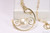 14K gold filled wire wrapped cream flat coin pearl necklace handmade by Jessica Luu Jewelry