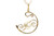 14K gold filled wire wrapped cream flat coin pearl necklace handmade by Jessica Luu Jewelry