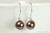 Sterling Silver Large Brown Pearl Necklace - Available with Matching Earrings and Other Metal Options