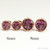 6mm and 8mm amethyst purple Austrian crystal stud earrings in 14K rose gold filled wire wrapped setting handmade by Jessica Luu Jewelry