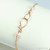 Light pink pearl bracelet with 14K rose gold filled chain handmade by Jessica Luu Jewelry Light pink pearl bracelet with 14K rose gold filled chain handmade by Jessica Luu Jewelry
